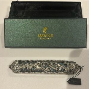 Matashi 5.5" Hand Painted Enamel Mezuzah